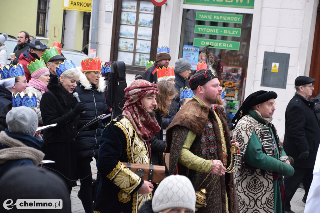 Barwny Orszak Trzech Króli przemaszerował ulicami Chełmna