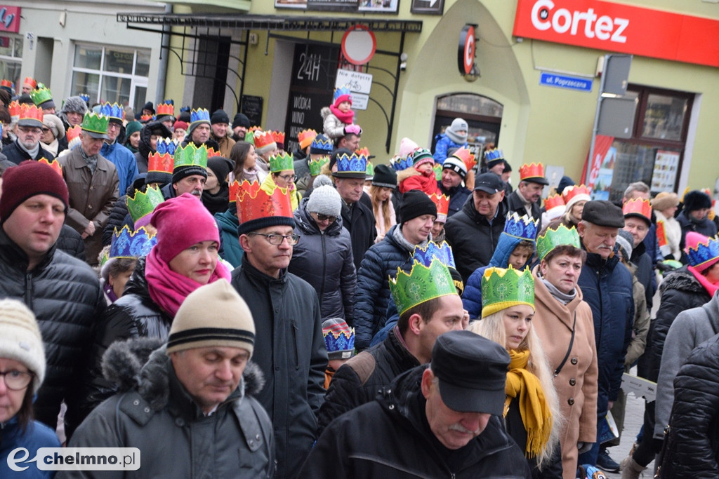 Barwny Orszak Trzech Króli przemaszerował ulicami Chełmna