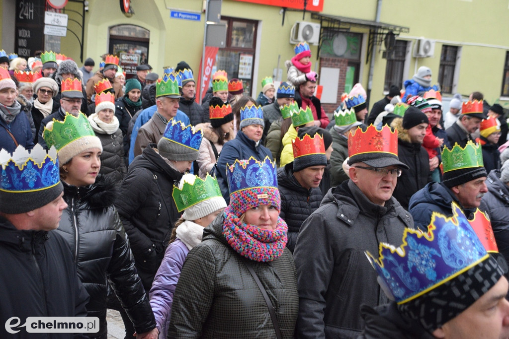 Barwny Orszak Trzech Króli przemaszerował ulicami Chełmna