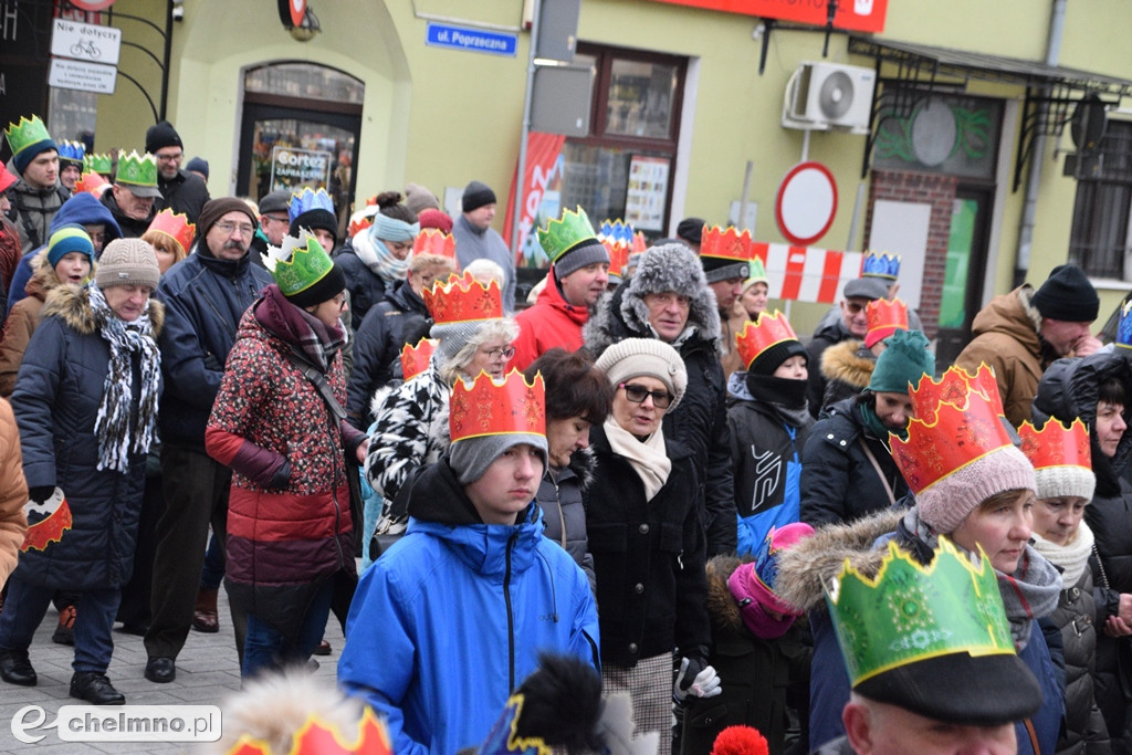 Barwny Orszak Trzech Króli przemaszerował ulicami Chełmna