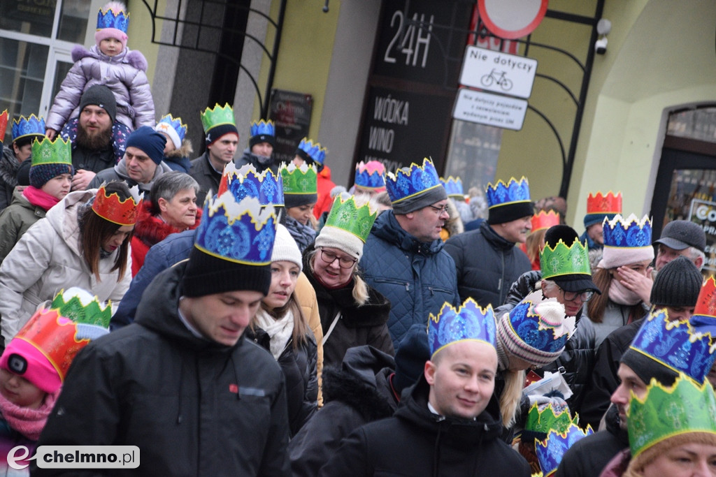 Barwny Orszak Trzech Króli przemaszerował ulicami Chełmna