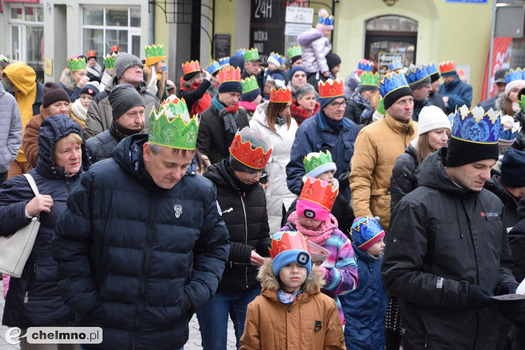 Barwny Orszak Trzech Króli przemaszerował ulicami Chełmna