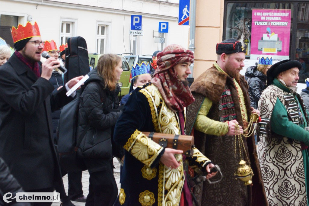 Barwny Orszak Trzech Króli przemaszerował ulicami Chełmna