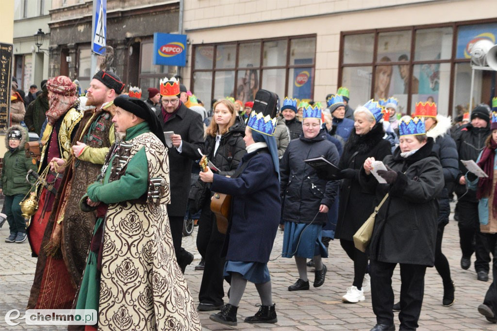 Barwny Orszak Trzech Króli przemaszerował ulicami Chełmna