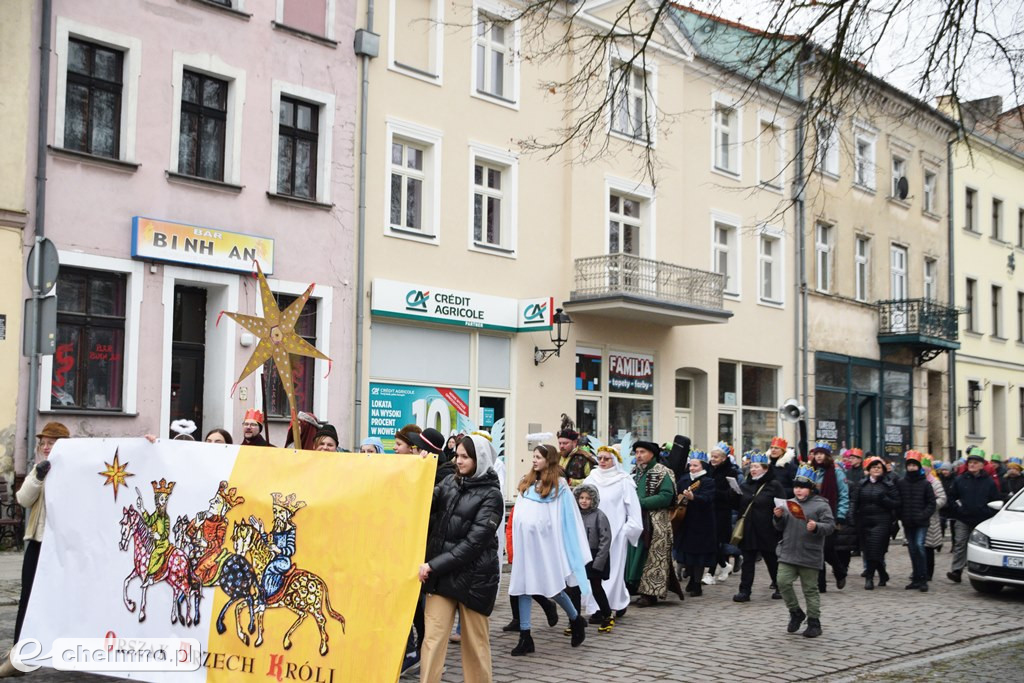 Barwny Orszak Trzech Króli przemaszerował ulicami Chełmna