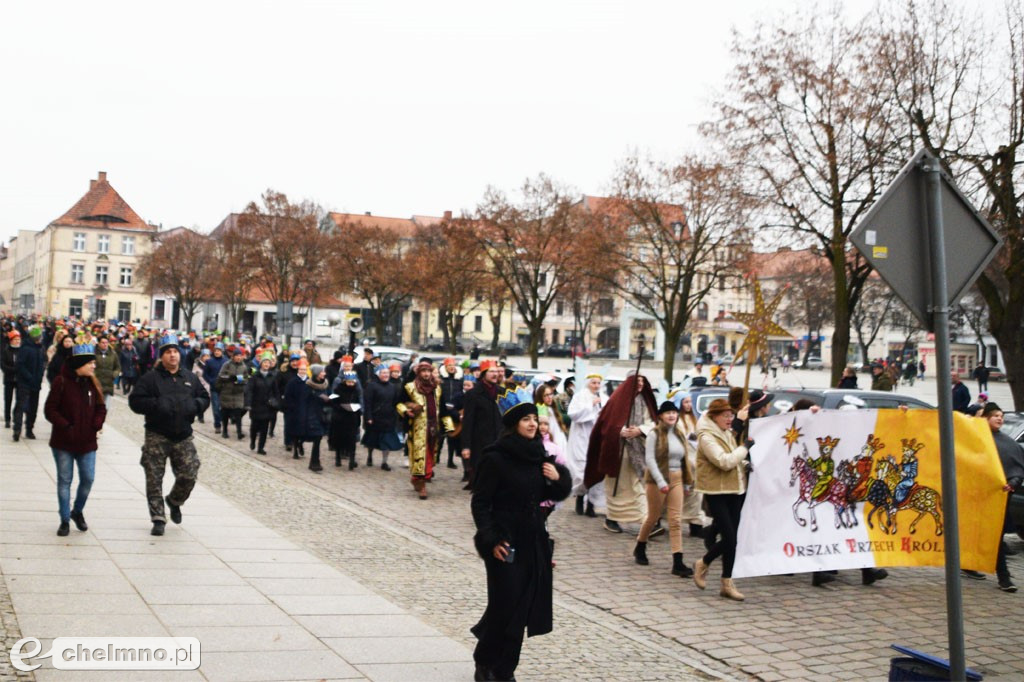 Barwny Orszak Trzech Króli przemaszerował ulicami Chełmna
