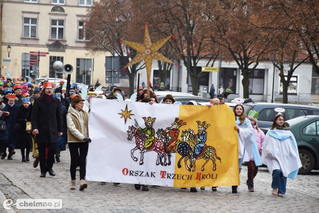 Barwny Orszak Trzech Króli przemaszerował ulicami Chełmna