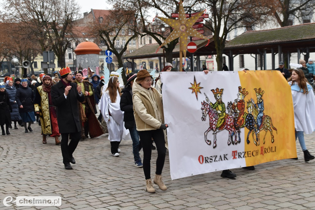 Barwny Orszak Trzech Króli przemaszerował ulicami Chełmna