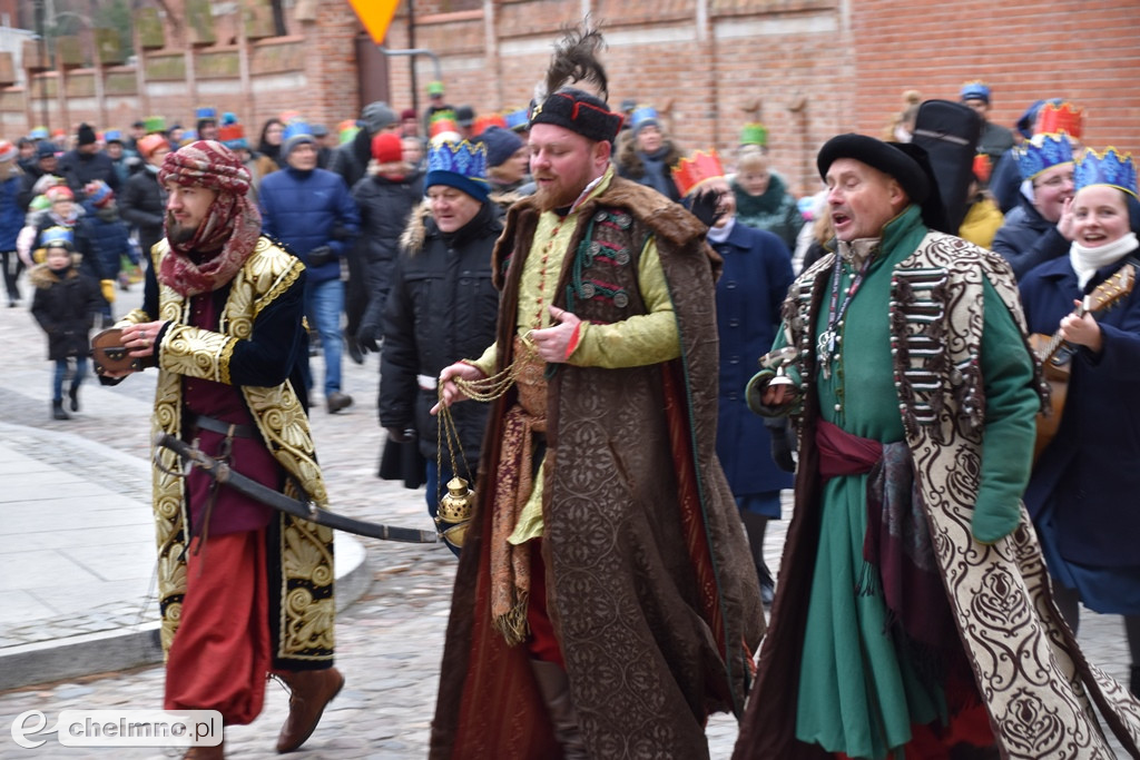 Barwny Orszak Trzech Króli przemaszerował ulicami Chełmna