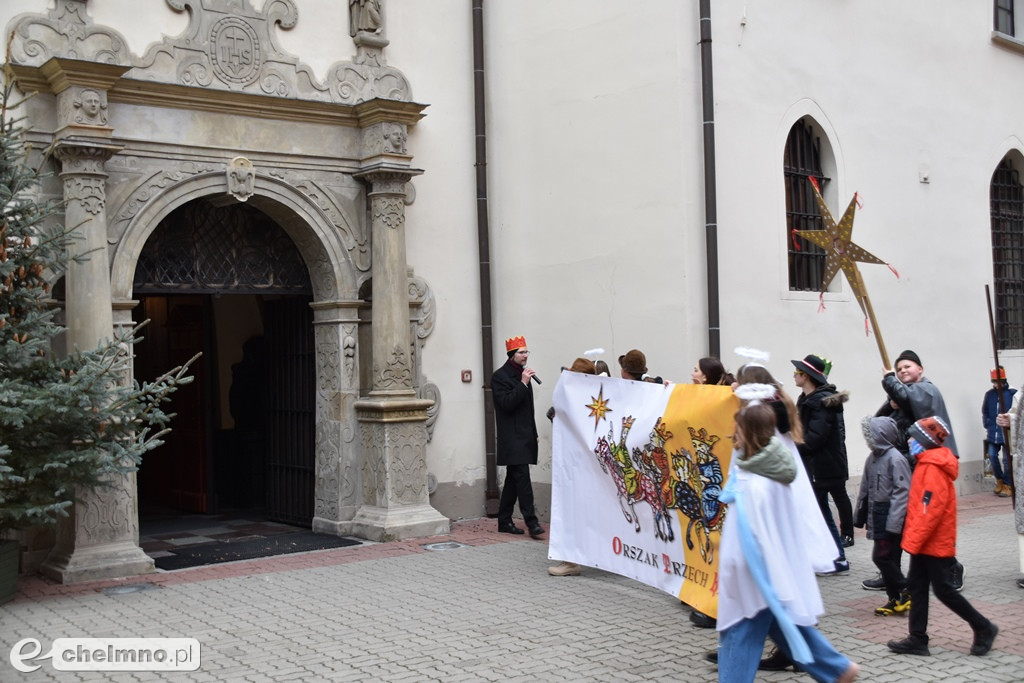 Barwny Orszak Trzech Króli przemaszerował ulicami Chełmna