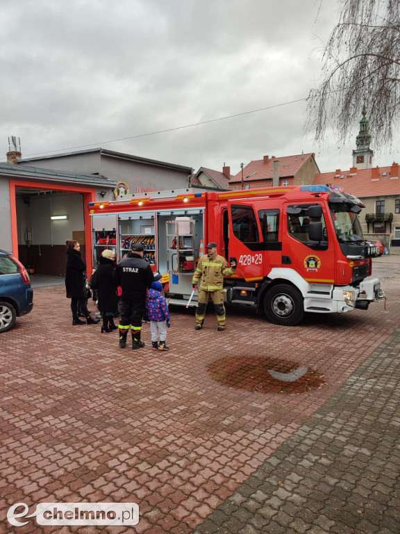 Wizyta przedszkolaków u druhów z OSP Chełmno
