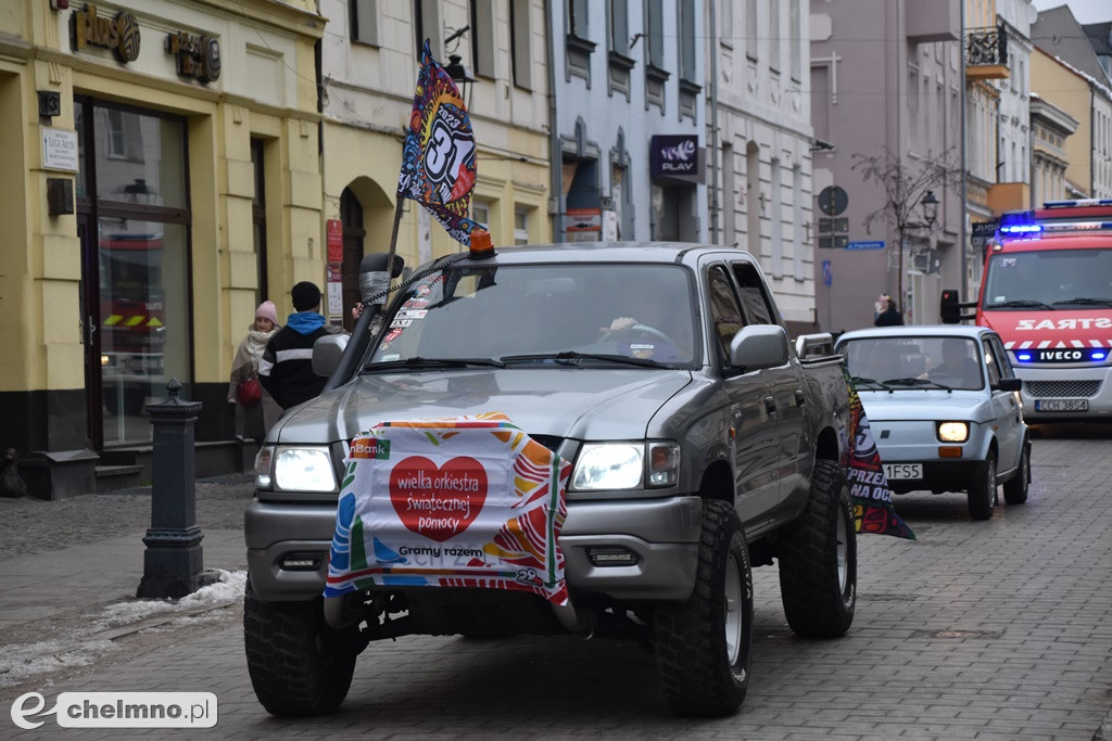 Głośna i barwna Parada WOŚP w Chełmnie. Tak to się zaczęło!
