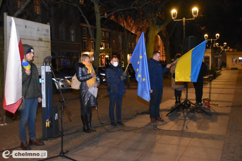 Spotkanie w pierwszą rocznicę wybuchu wojny na Ukrainie