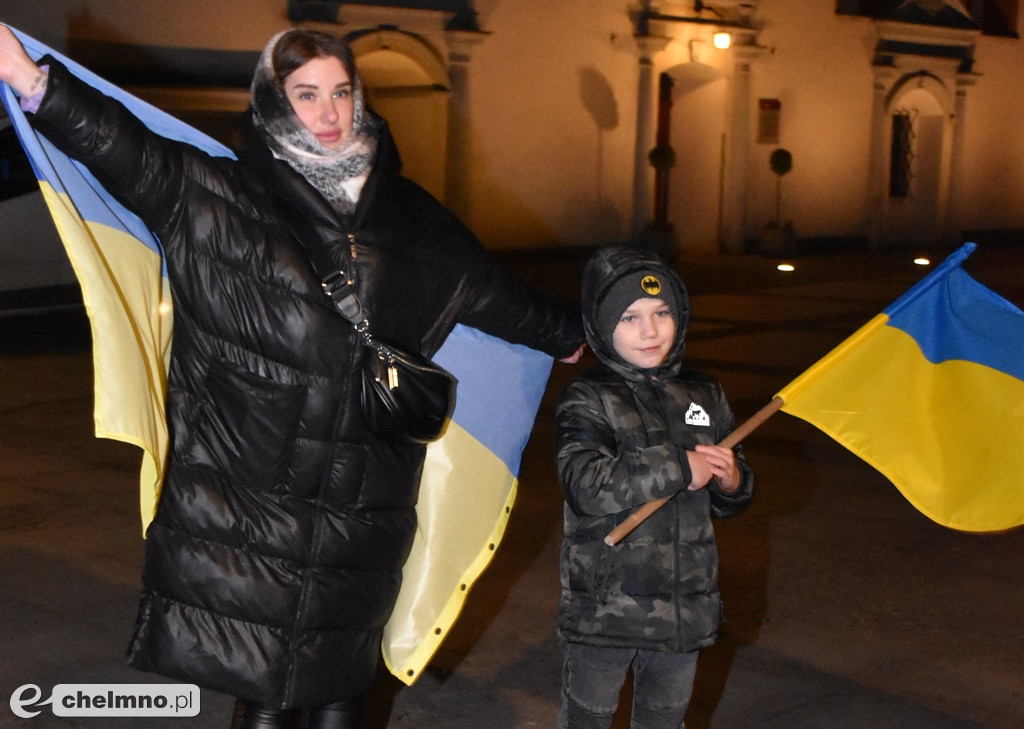 Spotkanie w pierwszą rocznicę wybuchu wojny na Ukrainie