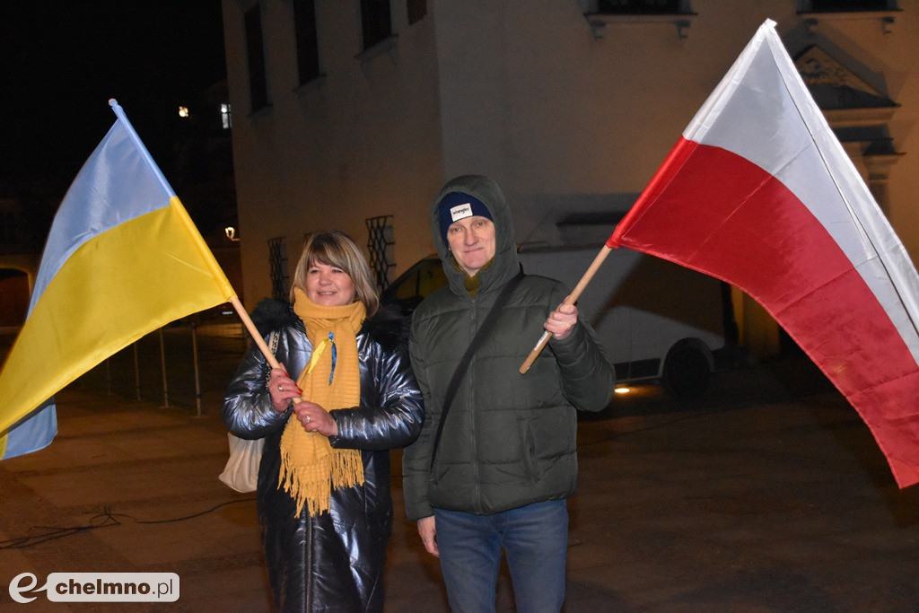 Spotkanie w pierwszą rocznicę wybuchu wojny na Ukrainie