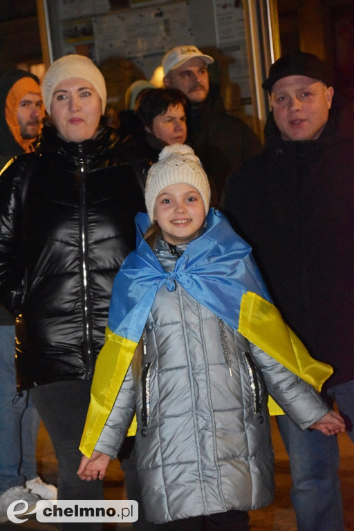 Spotkanie w pierwszą rocznicę wybuchu wojny na Ukrainie