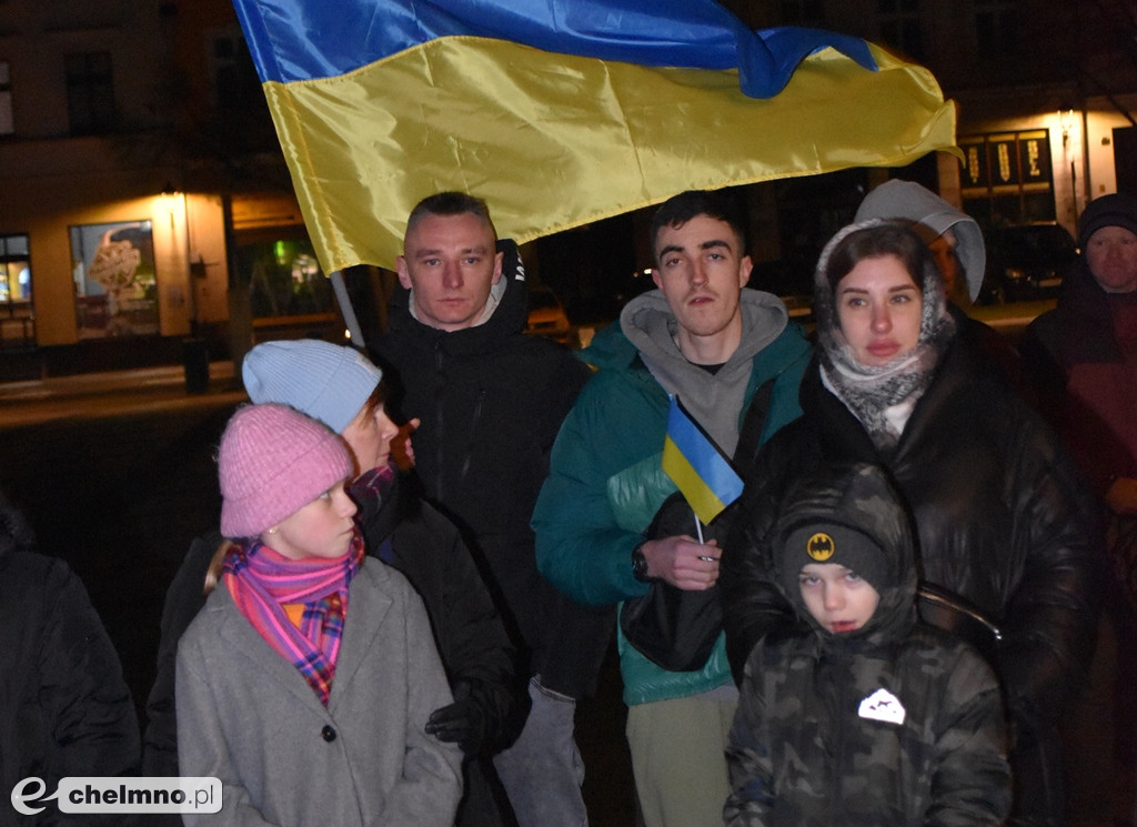 Spotkanie w pierwszą rocznicę wybuchu wojny na Ukrainie