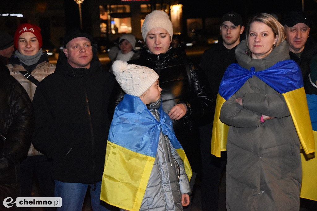 Spotkanie w pierwszą rocznicę wybuchu wojny na Ukrainie
