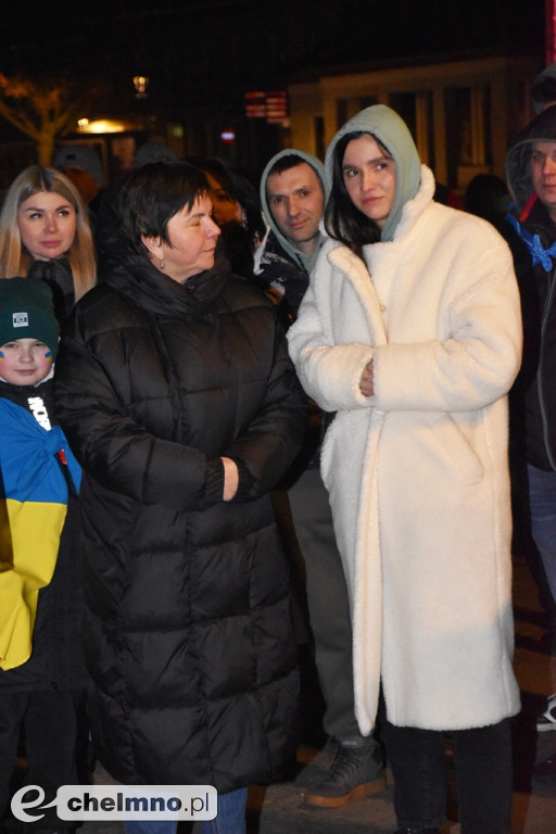 Spotkanie w pierwszą rocznicę wybuchu wojny na Ukrainie