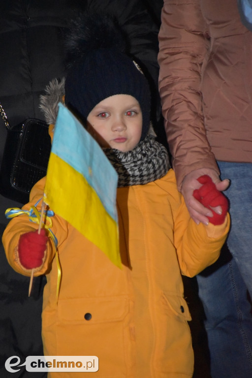Spotkanie w pierwszą rocznicę wybuchu wojny na Ukrainie