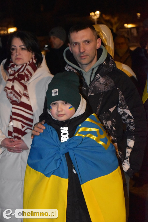 Spotkanie w pierwszą rocznicę wybuchu wojny na Ukrainie