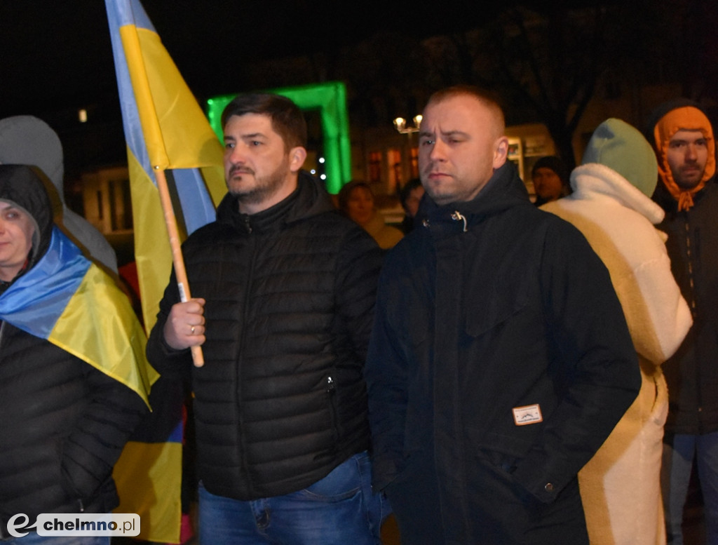 Spotkanie w pierwszą rocznicę wybuchu wojny na Ukrainie