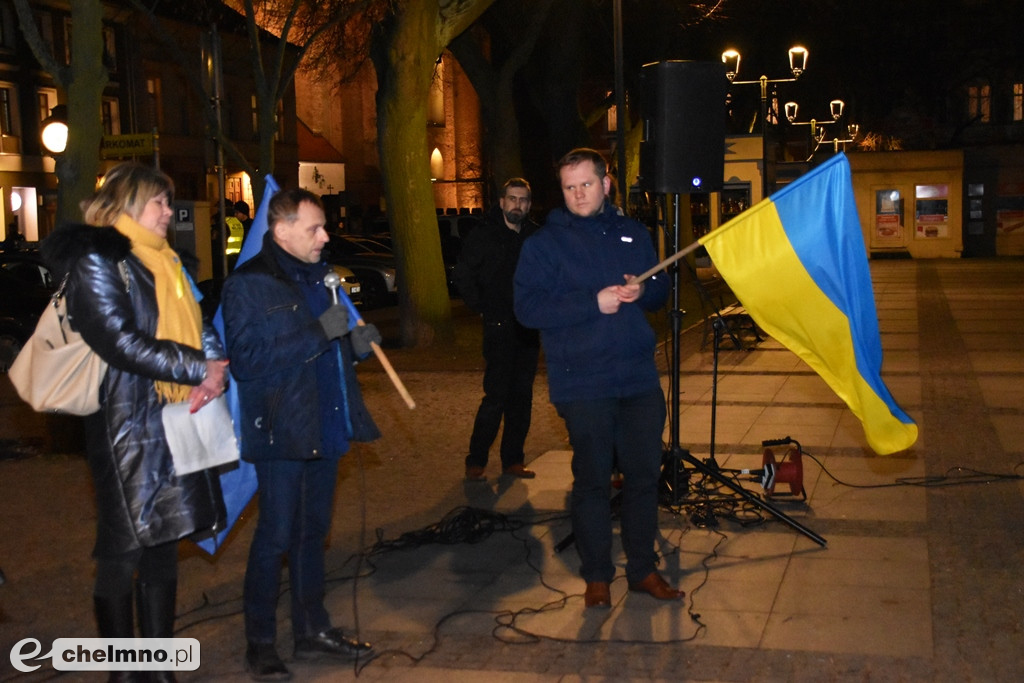 Spotkanie w pierwszą rocznicę wybuchu wojny na Ukrainie