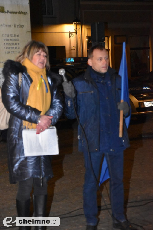Spotkanie w pierwszą rocznicę wybuchu wojny na Ukrainie