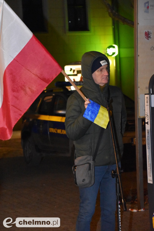 Spotkanie w pierwszą rocznicę wybuchu wojny na Ukrainie