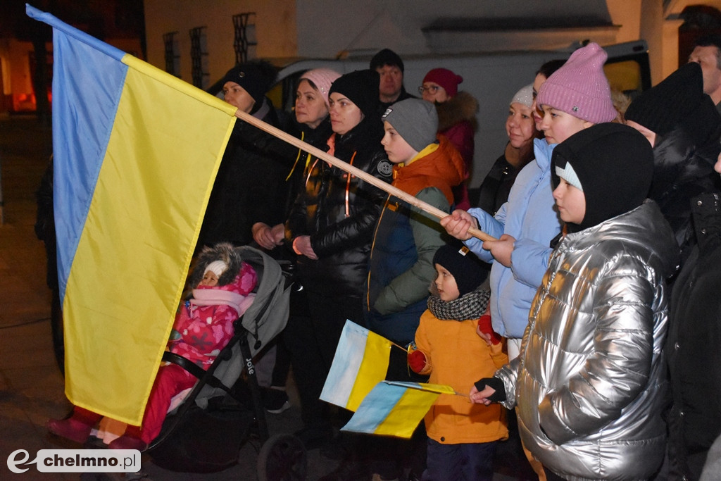 Spotkanie w pierwszą rocznicę wybuchu wojny na Ukrainie