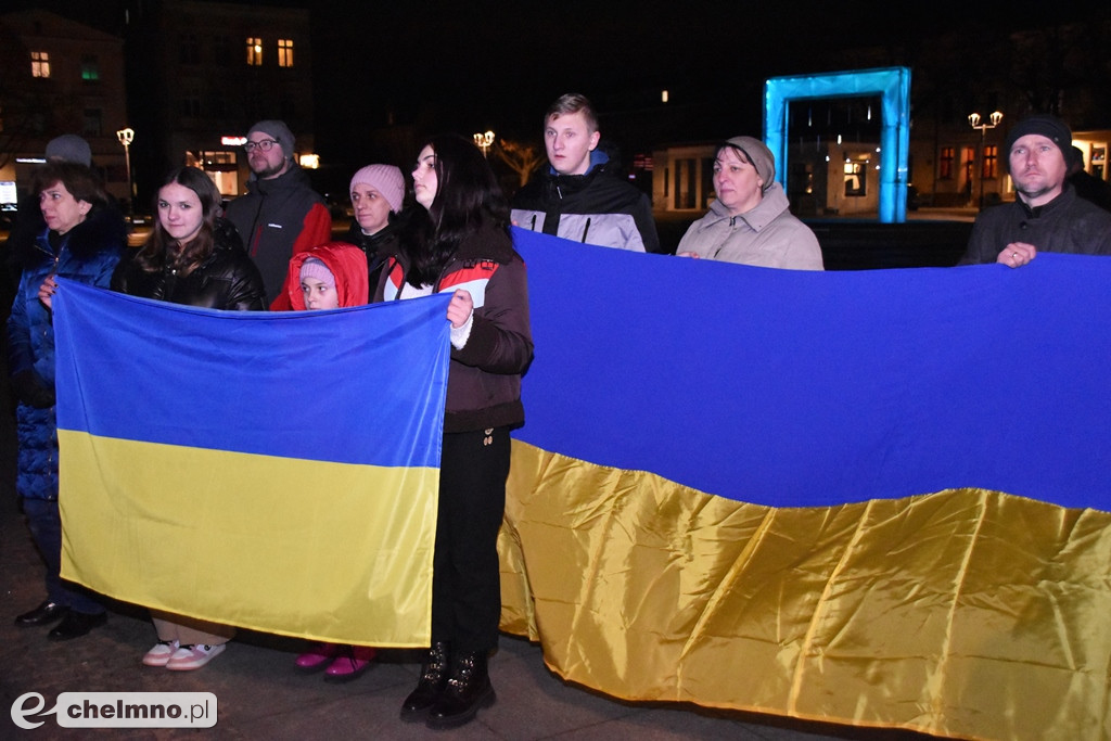 Spotkanie w pierwszą rocznicę wybuchu wojny na Ukrainie