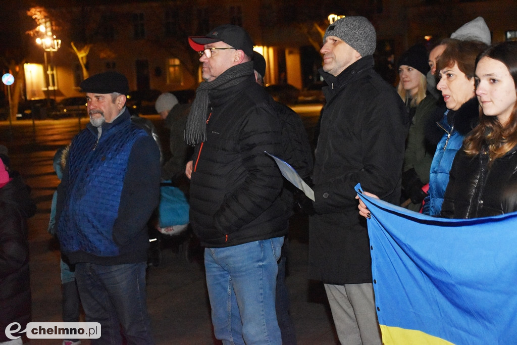 Spotkanie w pierwszą rocznicę wybuchu wojny na Ukrainie