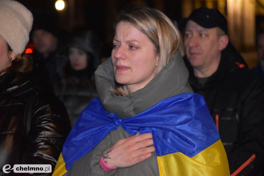 Spotkanie w pierwszą rocznicę wybuchu wojny na Ukrainie