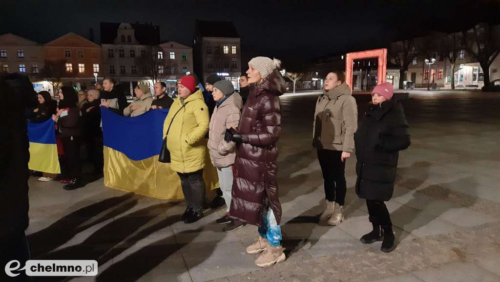 Spotkanie w pierwszą rocznicę wybuchu wojny na Ukrainie