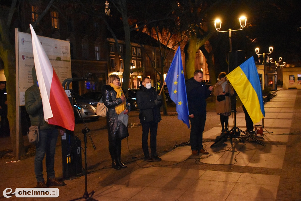 Spotkanie w pierwszą rocznicę wybuchu wojny na Ukrainie