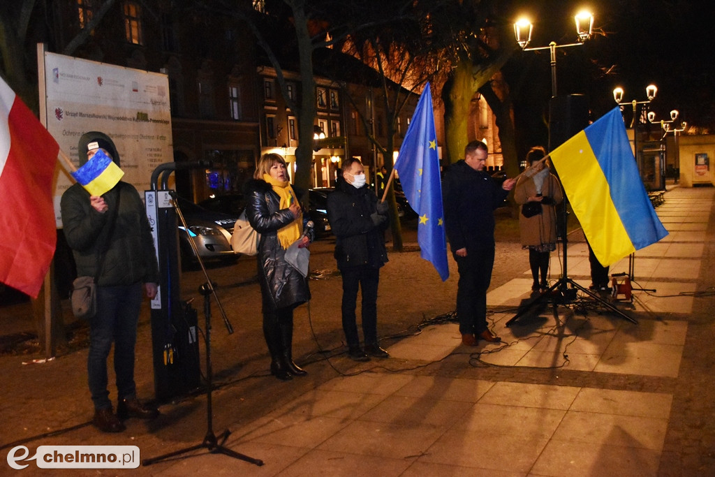 Spotkanie w pierwszą rocznicę wybuchu wojny na Ukrainie