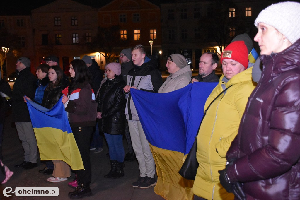 Spotkanie w pierwszą rocznicę wybuchu wojny na Ukrainie