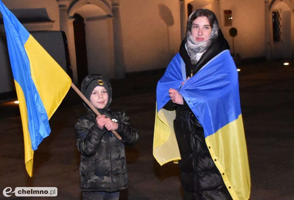 Spotkanie w pierwszą rocznicę wybuchu wojny na Ukrainie