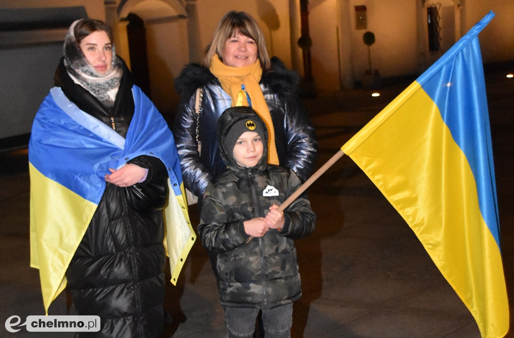 Spotkanie w pierwszą rocznicę wybuchu wojny na Ukrainie