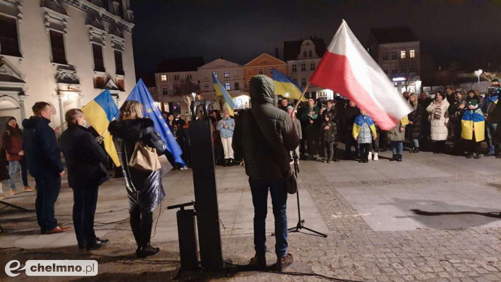 Spotkanie w pierwszą rocznicę wybuchu wojny na Ukrainie