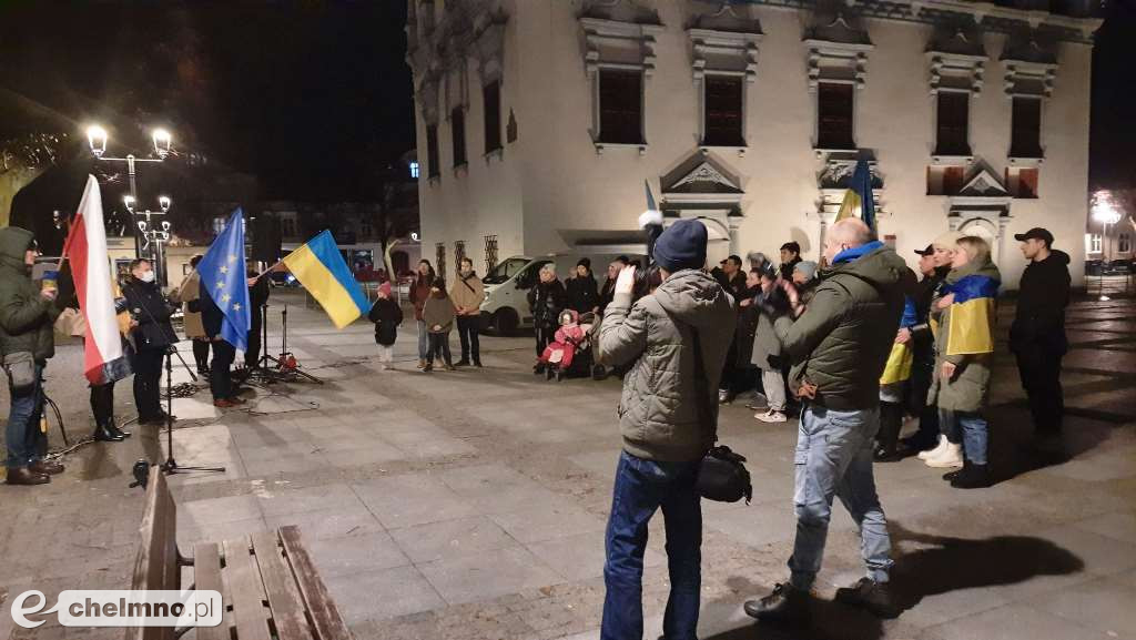 Spotkanie w pierwszą rocznicę wybuchu wojny na Ukrainie