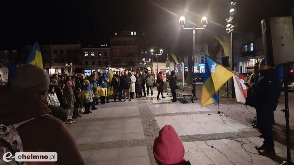 Spotkanie w pierwszą rocznicę wybuchu wojny na Ukrainie