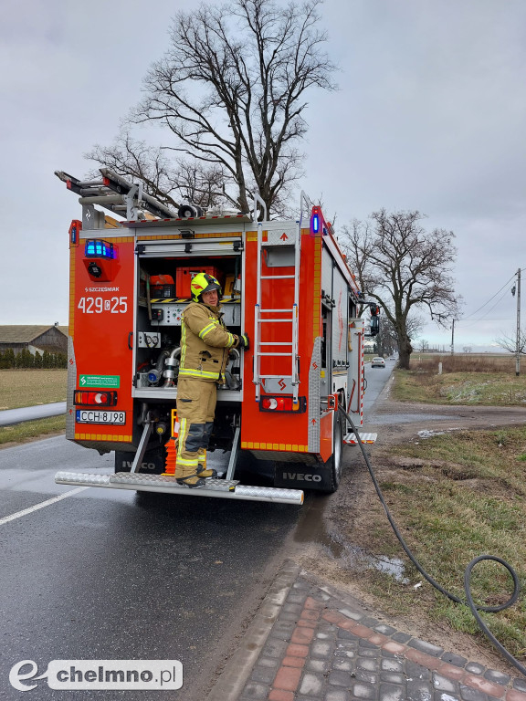 Spłonęło auto w Gołotach