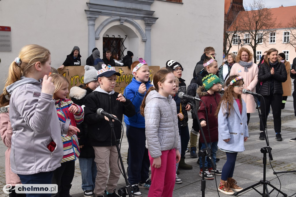 Wiosenny happening z okazji Światowego Dnia Osób z Zespołem Downa