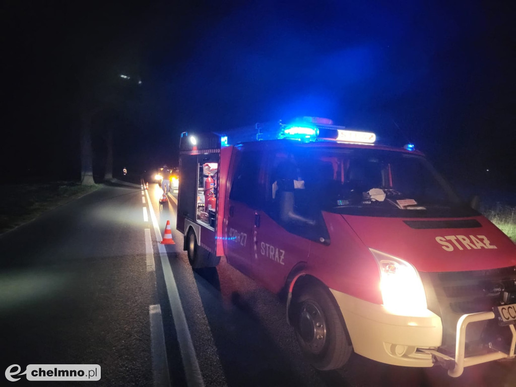 Sprawca wypadku w Raciniewie próbował uciec z miejsca zdarzenia