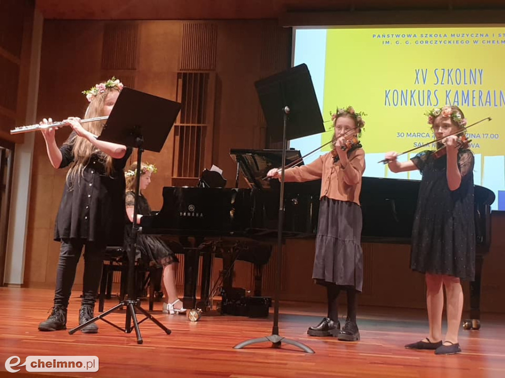 Pięknie muzykowali na XV Szkolnym Konkursie Kameralnym