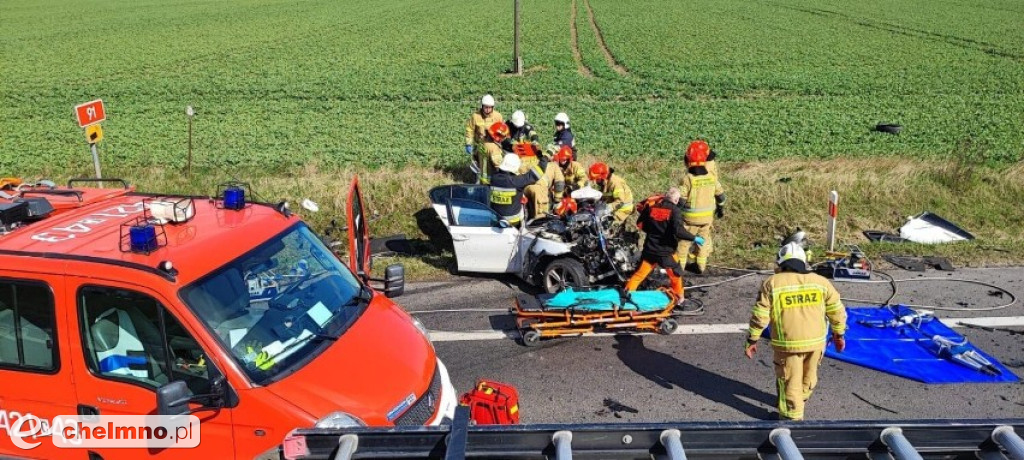 Tragiczny wypadek na drodze krajowej nr 91