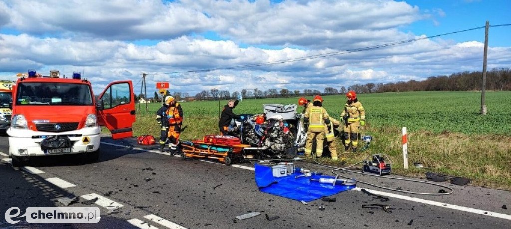 Tragiczny wypadek na drodze krajowej nr 91