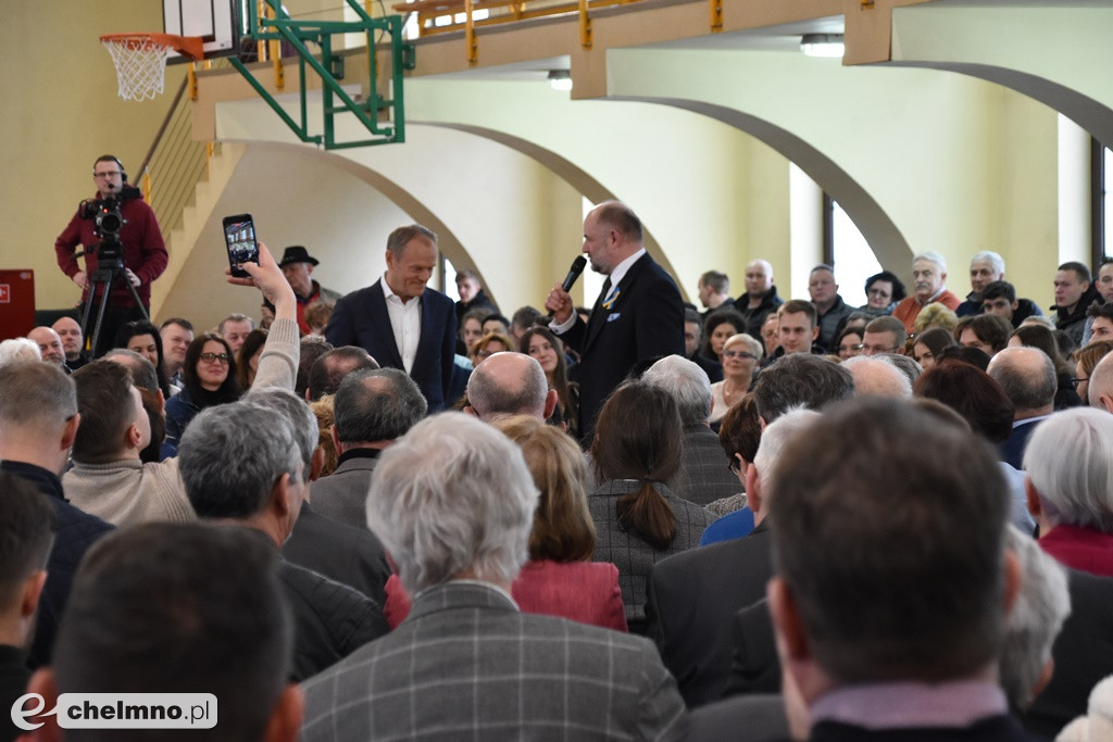 Spotkanie otwarte z Donaldem Tuskiem w Chełmnie