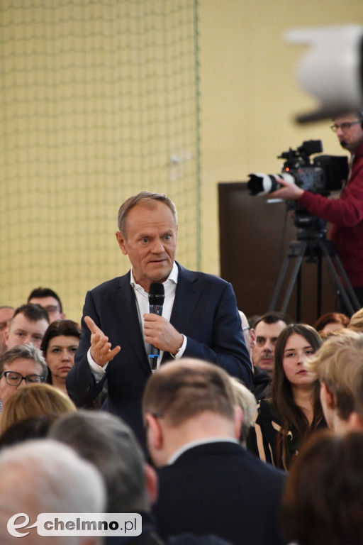 Spotkanie otwarte z Donaldem Tuskiem w Chełmnie